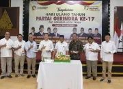 DPC Partai Gerindra Kota Tegal Gelar Tasyakuran HUT ke17