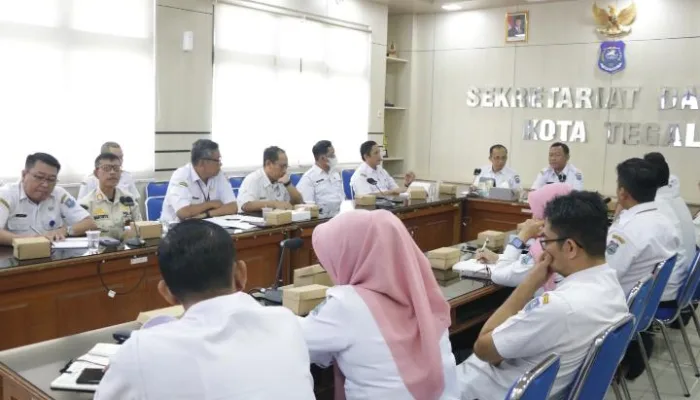Pemkot Tegal Gelar Rapat Persiapan Pelantikan Wali Kota dan Wakil Wali Kota