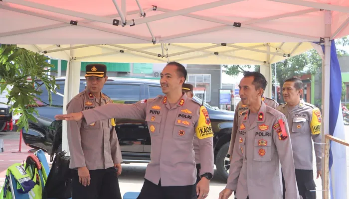 Kapolres Tegal Kota Turun Lapangan, Cek Kesiapan PAM Lebaran Idul Fitri