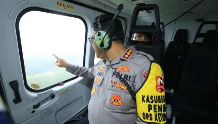 Lakukan Pantauan Udara Arus Balik Lebaran 2025, Polri Pastikan Sistem One Way Hingga GT Kalikangkung Lancar