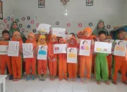 Penuh Semangat, TK Aisyiyah V Kota Tegal Peringati Hardiknas