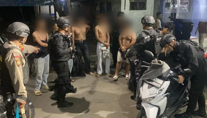 6 Remaja Bawa Sajam Berhasil Diamankan Satgas Anti Premanisme