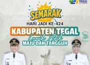Semarak! Ini Rangkaian Hari Jadi ke 424 Kabupaten Tegal