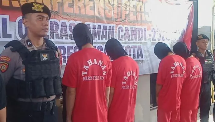 Ungkap Empat Kasus Narkotika, Petugas Amankan Lima Orang Tersangka