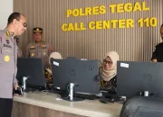 Polda Jateng Supervisi Layanan Call Center 110 di Polres Tegal