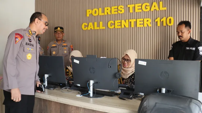 Supervisi Polda Jateng di Polres Tegal