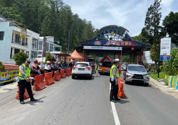 Libur panjang di Guci Kabupaten Tegal