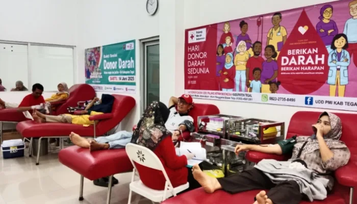 Peringati Hari Jadi ke-424 Kabupaten Tegal, PMI Gelar Donor Darah Serentak dan Sediakan Souvenir Menarik