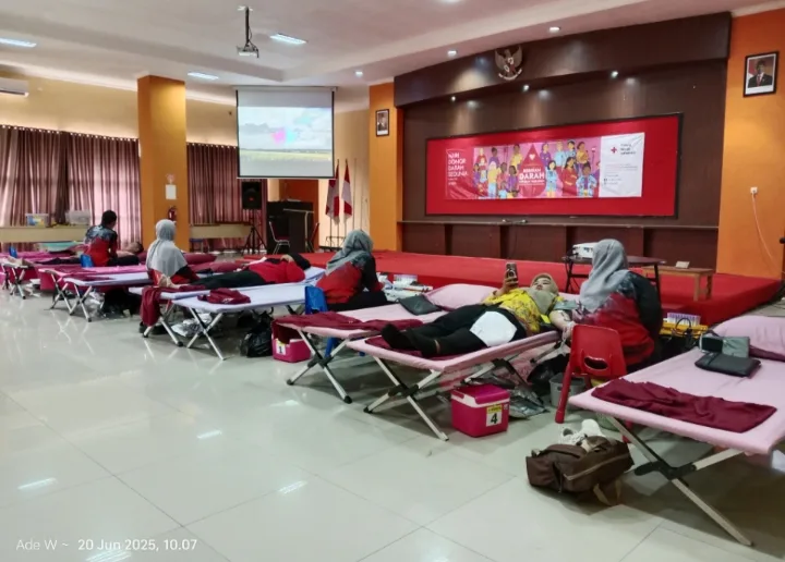 Donor darah PMI Kabupaten Tegal