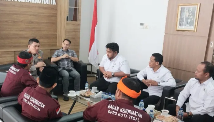 BK DPRD Kota Tegal Kunker ke Polresta Bandara Soetta, Bagini Ceritanya