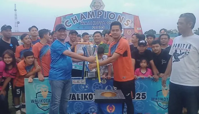 Eros FC Menang 3-0 Melawan Muarareja FC di Final Turnamen Sepak Bola Wali Kota Cup