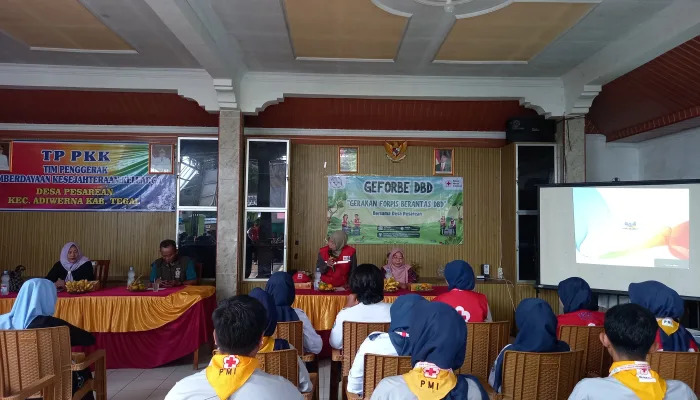 Sinergi Forpis, PMI Kabupaten Tegal, dan Puskesmas Adiwerna Lawan DBD di Desa Pesarean