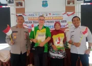 Polsek Tegal Timur Adakan Gerakan Pangan Murah, 1 Ton Beras SPHP Ludes Diborong Warga