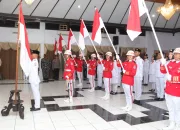 Jelang Upacara Peringatan Detik-detik Proklamasi, Paskibraka Kota Tegal Resmi Dikukuhkan