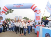 Semarak Fun Walk dan Senam IPPA Fest 2025, Kakanwil Ditjenpas Jateng Turut Hadir
