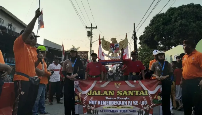Ribuan Warga Tegalsari Ramaikan Gebyar Jalan Santai Rayakan HUT ke-80 RI