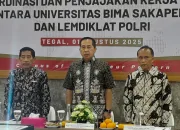 Universitas Bima Sakapenta Tegal Jajaki Kerjasama dengan Lemdiklat Mabes Polri
