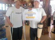Darto dan Warna Lebih Nyaman Beraktivitas, Berkat Bantuan Kaki Palsu dari Baznas Kota Tegal