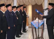 Dedy Yon Lantik Sepuluh Pejabat JPTP Pemkot Tegal