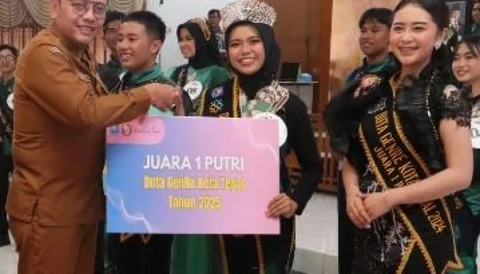 Siswa SMA N 2 Tegal dan Siswi SMA N 1 Tegal Raih Juara 1 Pemilihan Duta GenRe Kota Tegal 2025