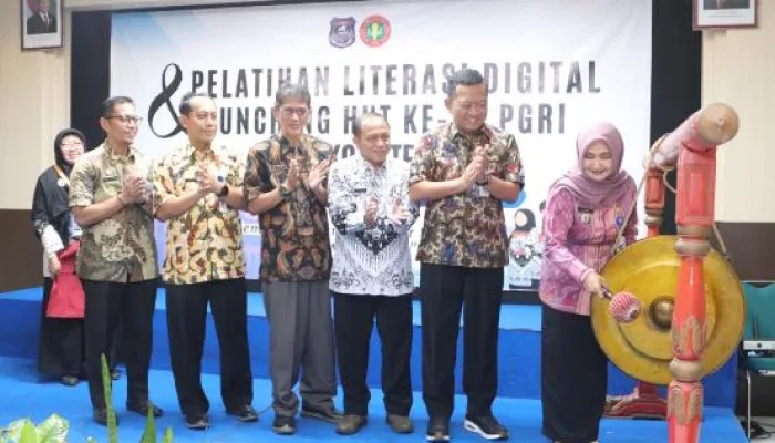 Launching HUT ke-80 PGRI, 150 Guru Ikuti Pelatihan Literasi Digital