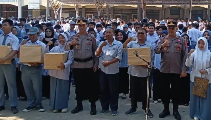 Hindari Provokasi, Polisi Kunjungi SMK Mutu Kota Tegal