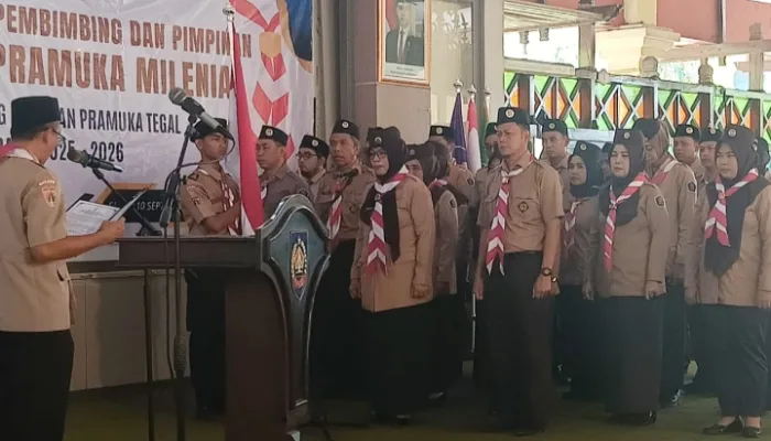 Pramuka Saka Milenial Kwarcab Tegal Resmi Dilantik, Bentuk Talenta Digital Unggul
