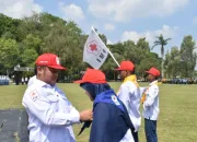 Meriahkan HUT ke-80 PMI, Ribuan Pelajar Padati Pemkab Tegal Ikuti Pengukuhan PMR