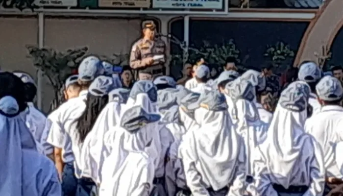 Cegah Provokasi Aksi Demo, SMAN 4 Kota Tegal Gelar Apel Pembinaan
