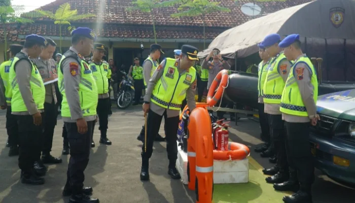 Hadapi Musim Hujan, Polres Tegal Siagakan 18 Polsek dan Ratusan Personel Tanggap Bencana