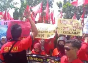Tuntut Kenaikan UMK 2026 Menjadi Rp3,5 Juta, Buruh Brebes Turun Jalan!