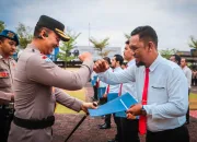 Kapolres Tegal Kota Beri Penghargaan untuk 29 Personel Berlrrstasi