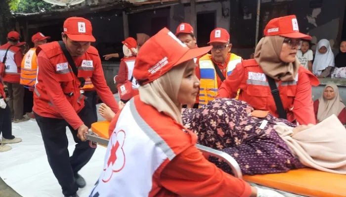 Simulasi Banjir Dramatis di Margasari, Ratusan Warga ‘Dievakuasi’ dalam Latihan Relawan SIBAT