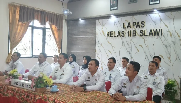 Rayakan Hari Bhakti Pemasyarakatan ke-1, Lapas Slawi Gelar Tasyakuran Virtual Serentak se-Jawa Tengah