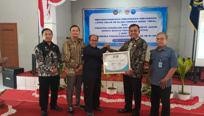 Raih Predikat Bersinar, BNN Tegal Akui Lingkungan Lapas Slawi Bersih dari Narkoba