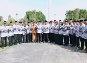 Upacara Hari Guru Nasional 2025, Ribuan Guru dan Pelajar Padati Lapangan Pemkab Tegal