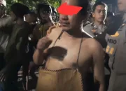 Seorang Pria di Kota Tegal Diarak Massa Gegara Penipuan Kerja