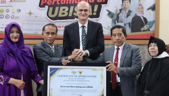 Perkuat Jejaring Global, UBISA Gandeng Kedutaan Besar Suriah Gelar Forum Pendidikan dan Teknologi