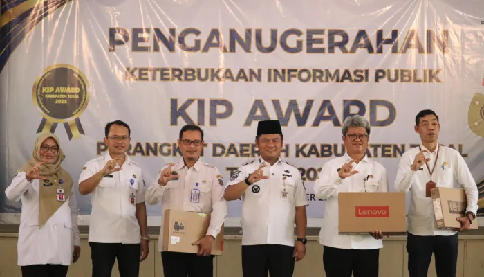 KIP Award 2025 Kabupaten Tegal, Ini Daftar OPD yang Berhasil Sabet Juara