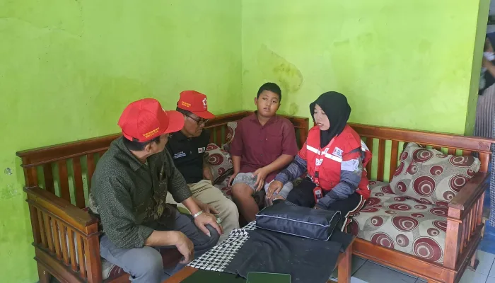 Pelajar 13 Tahun Alami Cedera Mata Serius, PMI Kabupaten Tegal Bergerak Cepat