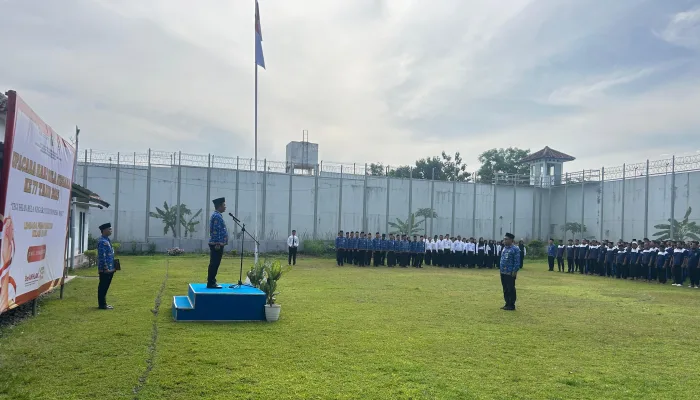Khidmat dan Penuh Makna, Lapas Slawi Gaungkan Semangat Bela Negara