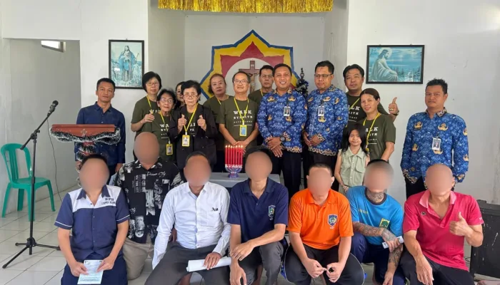 Penuh Khidmat dan Kebersamaan, Lapas Slawi Gelar Ibadah Natal bagi WBP Kristiani