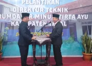 Baru Dilantik, Dirtek PDAM Tirta Ayu Siap Turun ke Lokasi Kebocoran