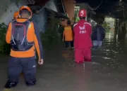 Hujan Deras Picu Sungai Jembangan Meluap, Ratusan Rumah Warga Pesarean Adiwerna Terendam Banjir