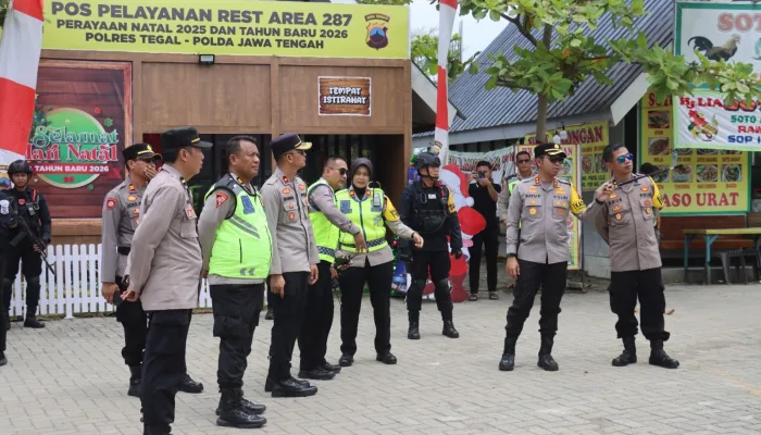 Pantau Tol hingga Tempat Wisata, Kapolres Tegal Kawal Ketat Hari Terakhir Libur