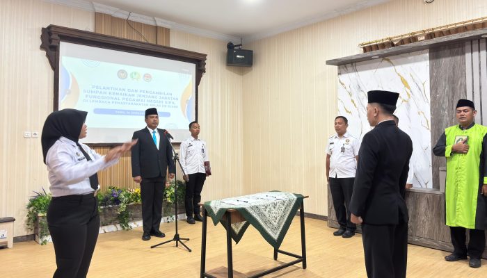 Lapas Slawi Lantik Pejabat Fungsional, Kalapas Tekankan Integritas dan Kinerja