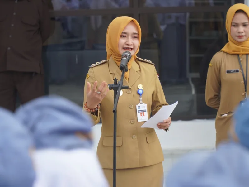 Pimpin Apel di SMK Harapan Bersama, Wakil Wali Kota Tegal Ingatkan Pelajar Bahaya Narkoba