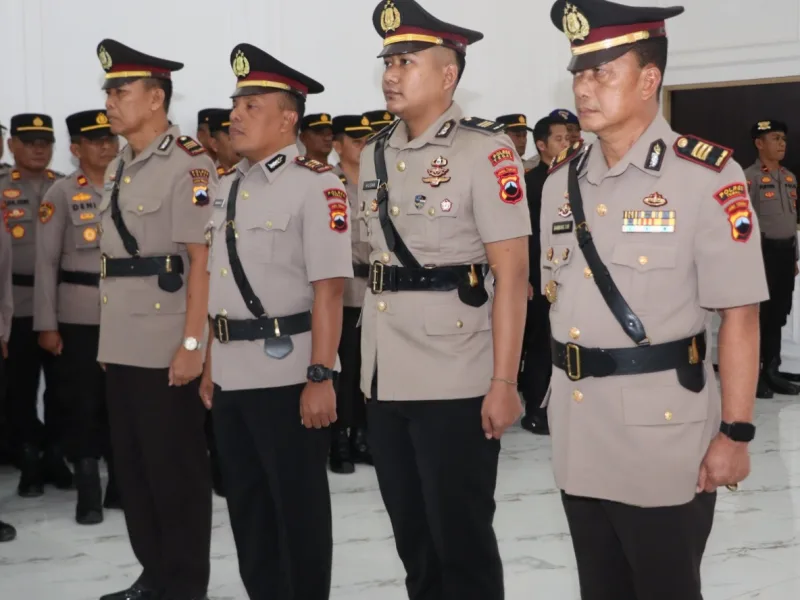 Pensiun hingga Mutasi, Kapolres Tegal Pimpin Sertijab Sejumlah Jabatan Penting