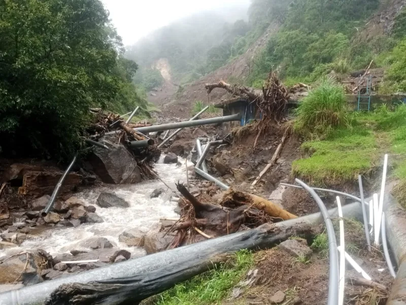 Banjir Bandang Lereng Gunung Slamet Lumpuhkan Pipa Induk PT TUJT, Layanan Air Bersih Tegal–Brebes Terganggu