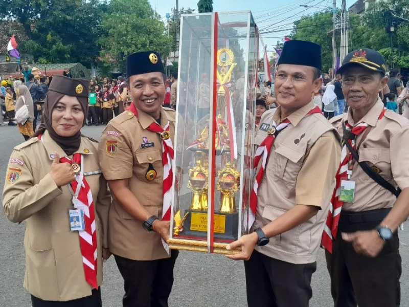 Kwartir Ranting Tegal Timur Juara Umum Pesta Kwarcab Kota Tegal 2026